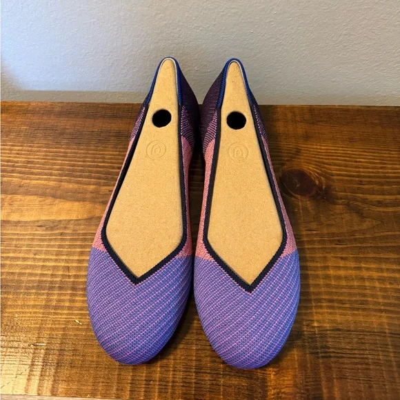 Stylish Purple and Pink Women's Flats - Picture 9 of 9